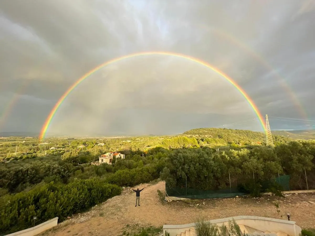 Nyaraló Alghero - House With Panoramic View Immersed In Full Nature